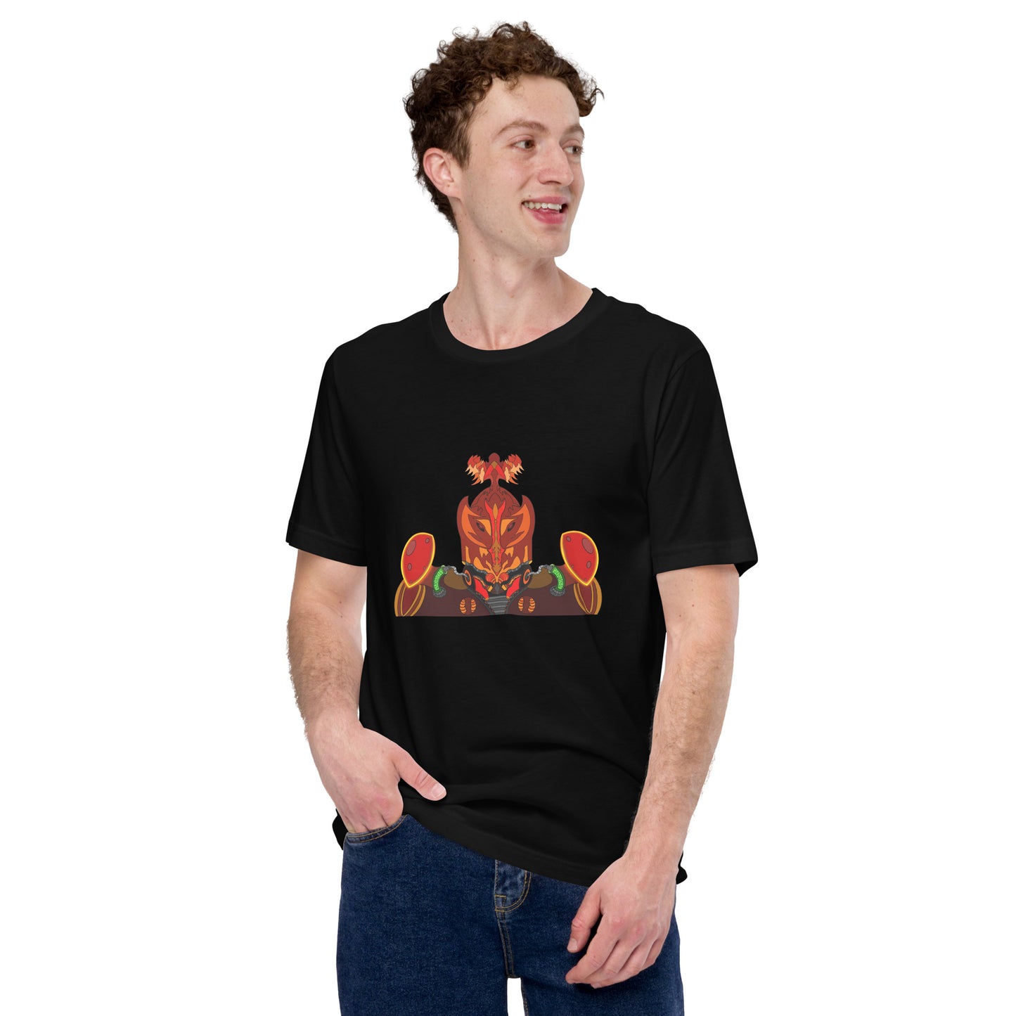 Knight Of Flames Unisex t-shirt