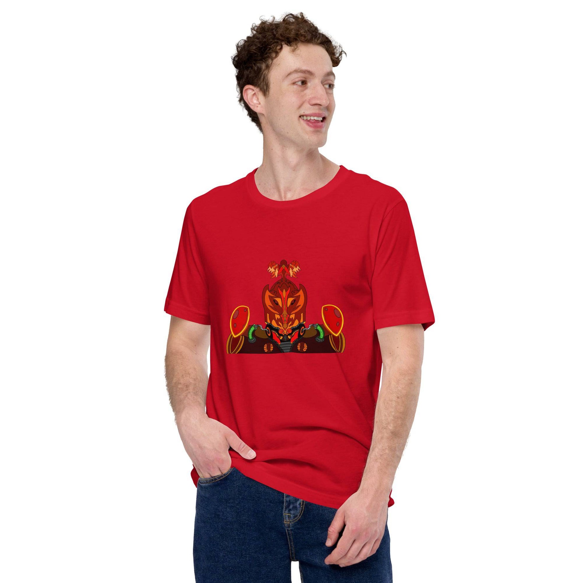 Knight Of Flames Unisex t-shirt